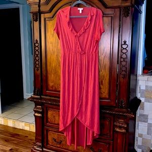 Liz Lange Maternity Rust Wrap Dress